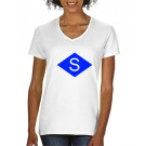 Premium Cotton Ladies V-Neck T-Shirt